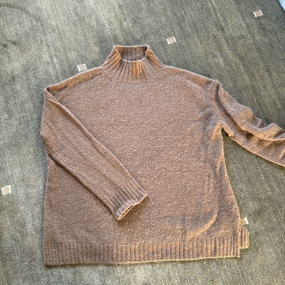 Jenni kayne wool cowl neck sweater